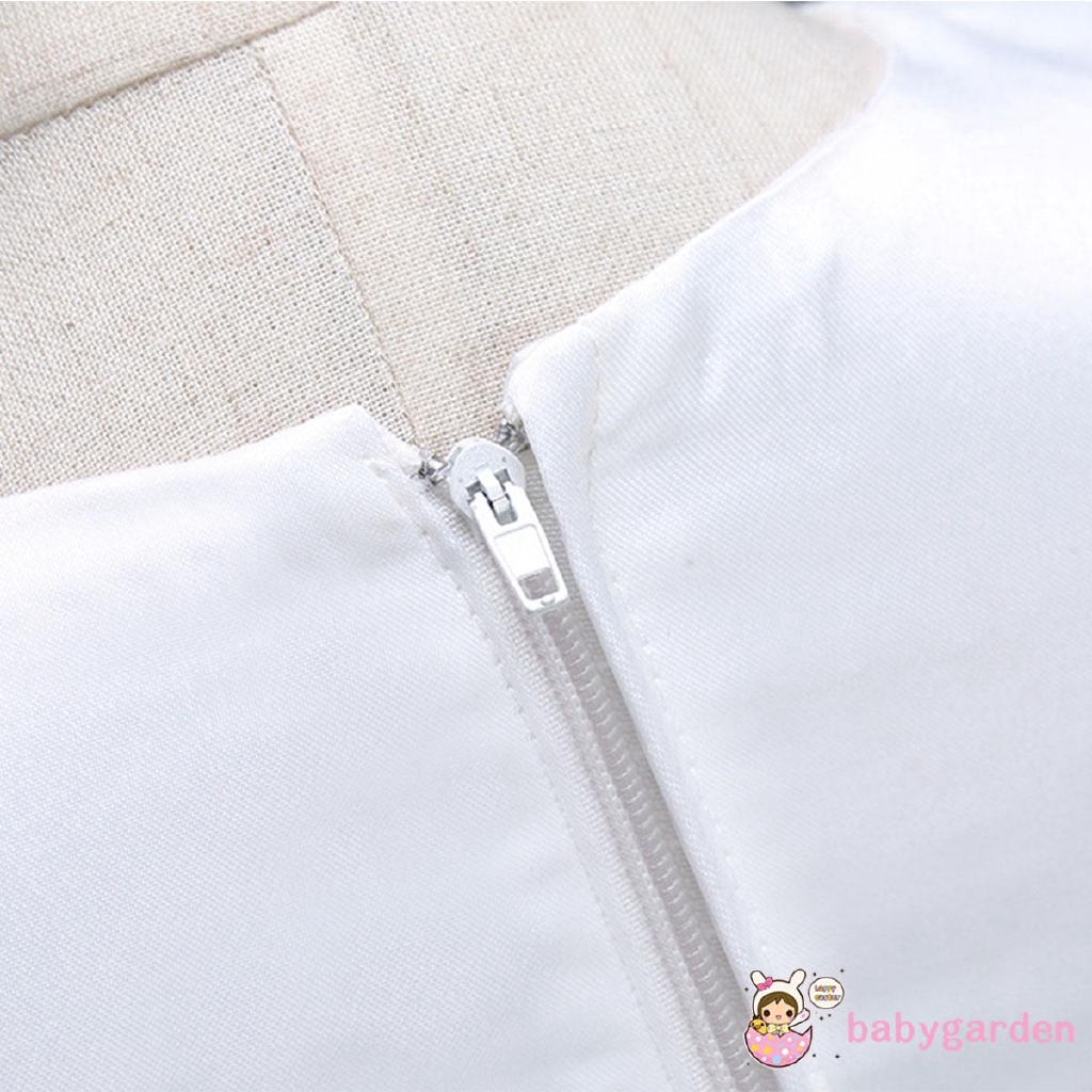 Đầm Bé Gái Thêu Hoa