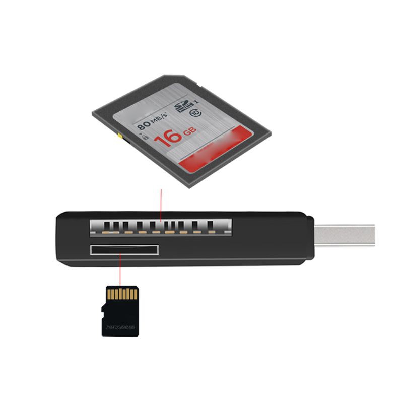 Đầu Đọc Thẻ Nhớ Micro Sd Tf Sd 2 Trong 1 Cổng Usb 3.0