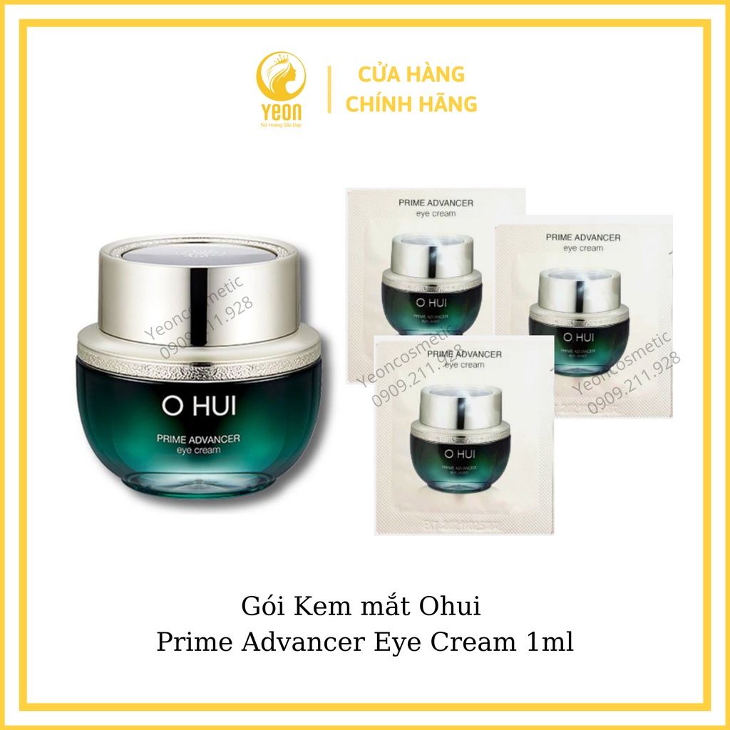 Gói Kem mắt Ohui Prime Advancer Eye Cream 1ml