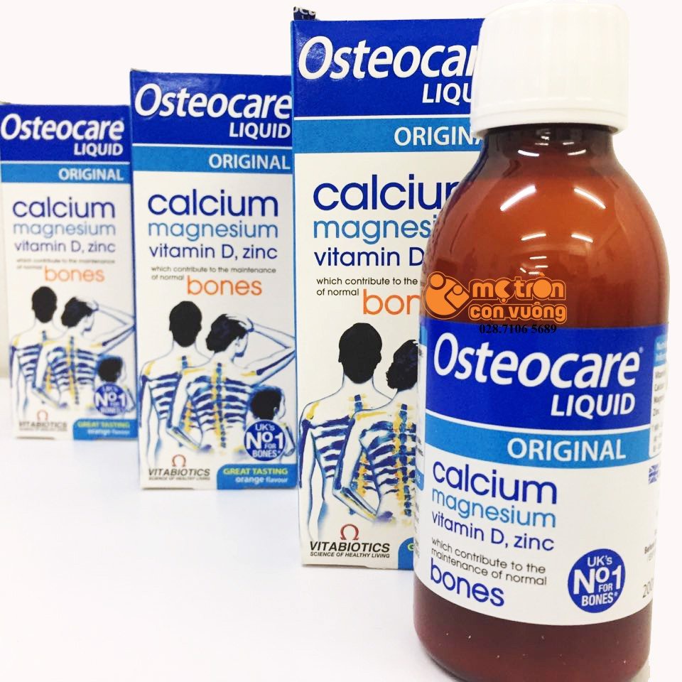 Canxi nước Osteocare Liquid 200ml của Anh
