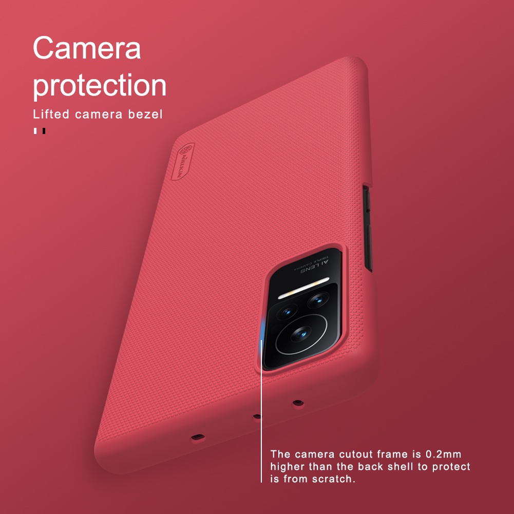 Ốp điện thoại NILLKIN PC cứng siêu nhám phủ sương chống bám dấu vân tay/chống sốc sang trọng cho Xiaomi Civi