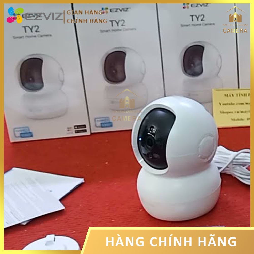 [Bảo Hành 2 Năm] Camera IP Wifi EZVIZ TY2 2MP - Phát Hiện Chuyển Động, Tích Hợp Mic Và Loa, Hồng Ngoại 10m | BigBuy360 - bigbuy360.vn