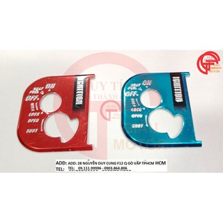 TEM DÁN Ổ KHÓA CHO XE HONDA AIR BLADE ĐƠI 2012 TRỞ SAU BẰNG NHÔM