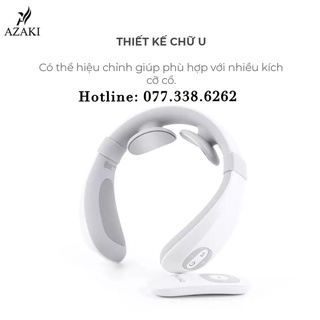Máy massage vai gáy azaki n109 plus - bảo hành 12 tháng.