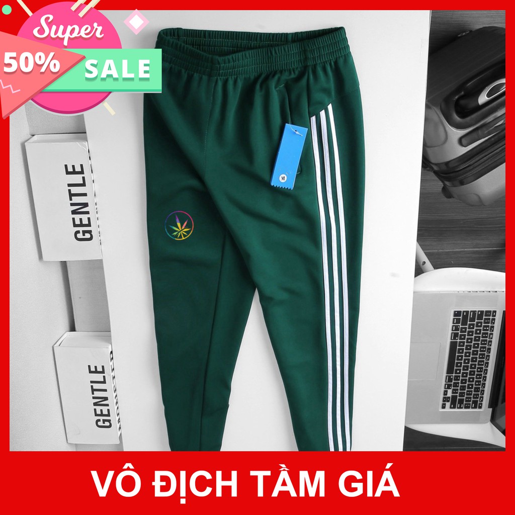 [Hàng Đẹp - FreeShip] Quần Thể Thao Jogger VNXK 3 Sọc Nam Có 5 Màu Ống Chun Chất Liệu Nỉ Da Cá Đẹp -Bảo Hành Lỗi 1 Đổi 1