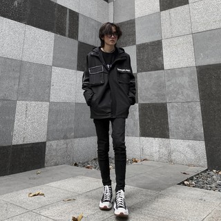 Áo khoác dù DUPPO PLANET JACKET viền phản quang độc đáo
