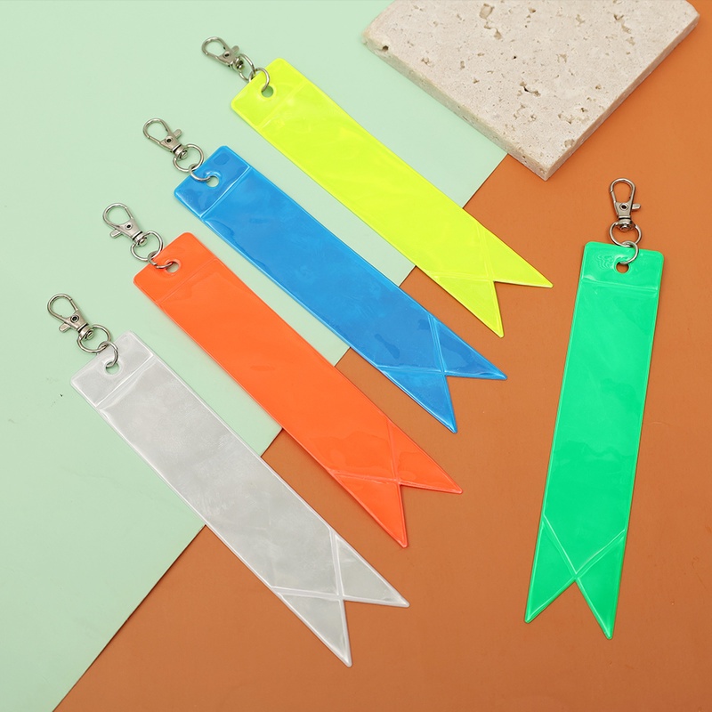 Mới Móc Khóa PVC Màu Phản Quang Độ Bóng Cao Trang Trí Túi Xách
