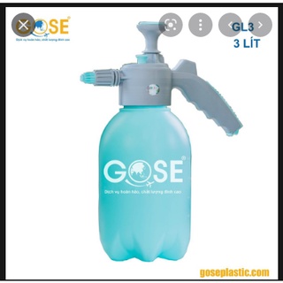 Bình Tưới Cây Gose 3 lít - Bình Xịt Nước Tưới Cây Cảnh, Cây Hoa - Nhựa PE cao cấp siêu bền