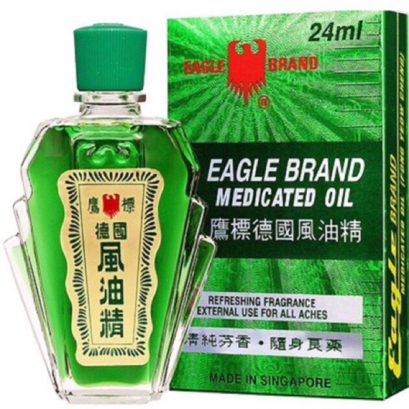 Dầu gió Xanh con Ó Singapo 24ml