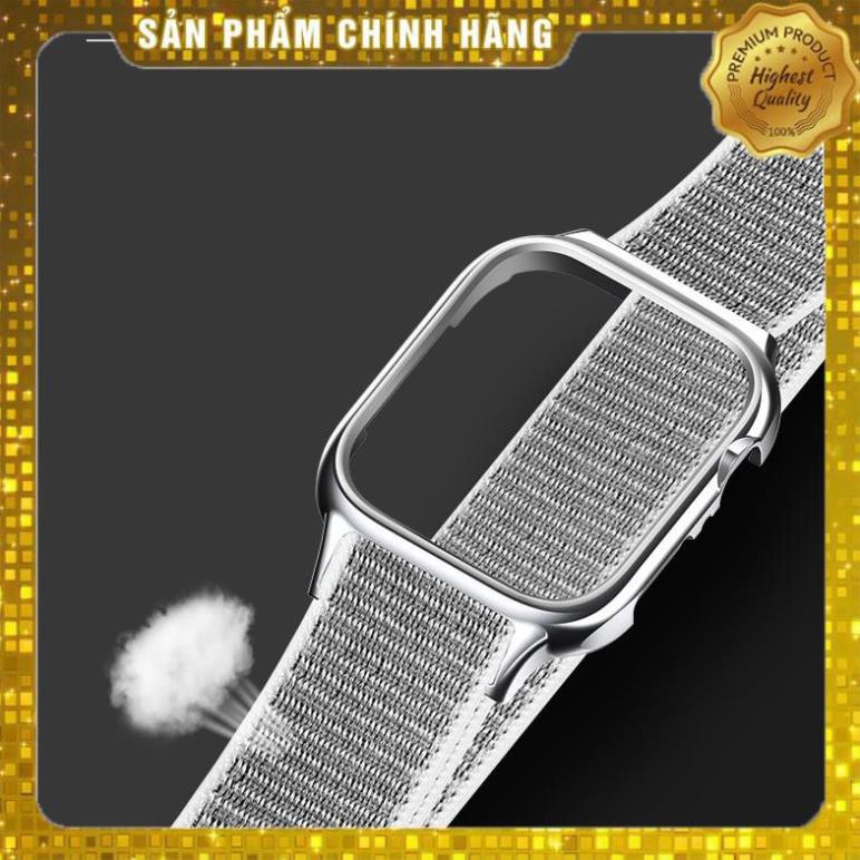 Dây vải đeo thay thế kèm khung viền bảo vệ cao cấp cho Apple Watch 40mm hiệu Usams US-ZB07 - Hàng chính hãng