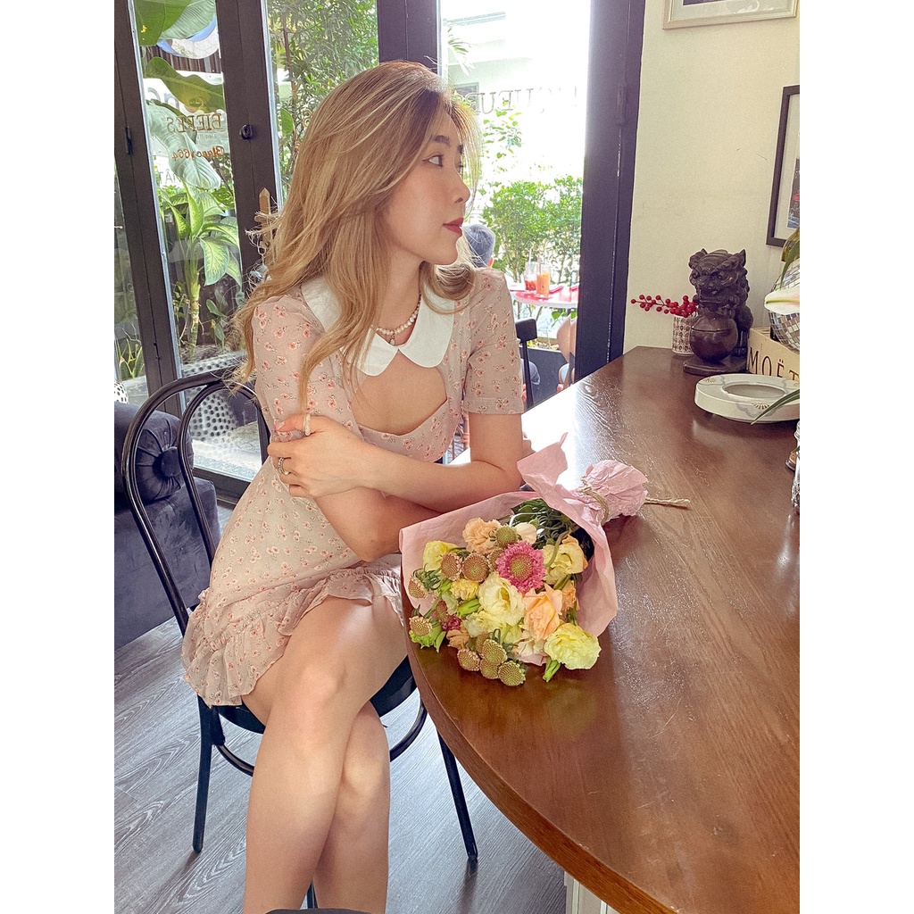 Đầm ngắn hoa nhí cổ bèo Sicolla Dress Gem Clothing SP060633