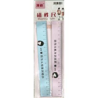 Thước kẻ 18cm (2 cây/vỉ) Magnetic ruler