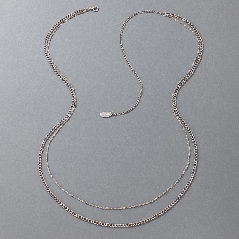 Dây Xích Đeo Hông Hai Lớp Tua Rua Dài Thời Trang Quyến Rũ Cho Nữ