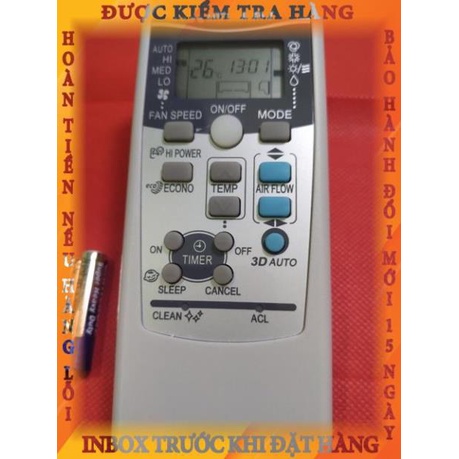 REMOTE ĐIỀU KHIỂN MÁY LẠNH ĐIỀU HOÀ MITSUBISHI HEAVY 3D hoangthi