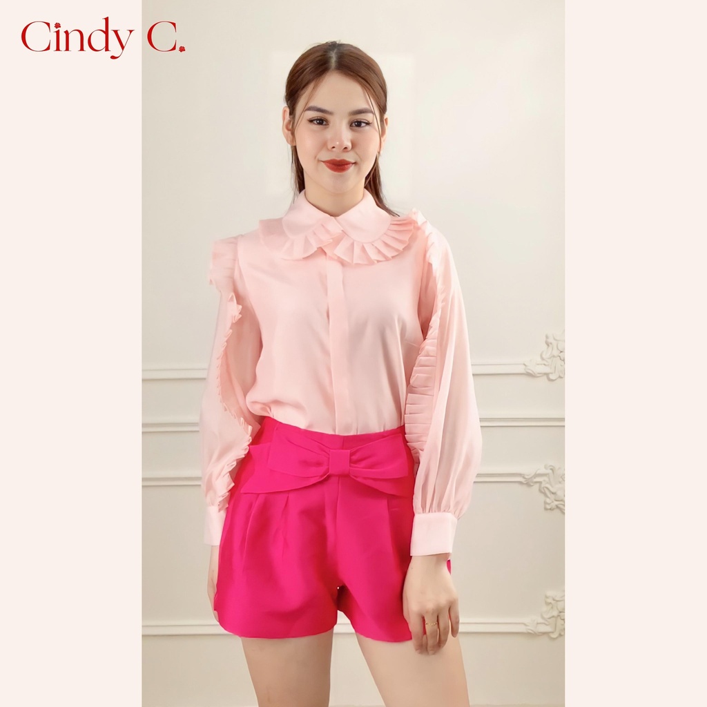 [CINDY 139] Áo Mon Coeur CINDY C chất liệu Linen thiết kế sang trọng lịch sự 803