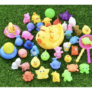 Thú thả bồn tắm cho bé (set 13 con)