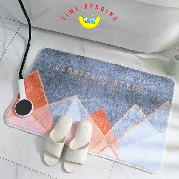 Thảm lau chân chống nước Vintage – Thảm chùi chân thấm nước mẫu mới, hiện đại - Timibedding