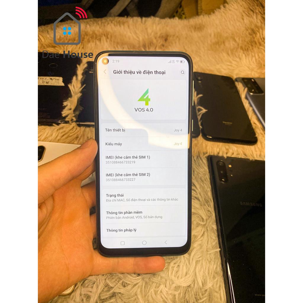 Điện thoại Vsmart Joy 4, Ram 4Gb, Snapdragon 665, pin 5000mAh, hàng chính hãng giá rẻ, cấu hình cao, pin cực trâu