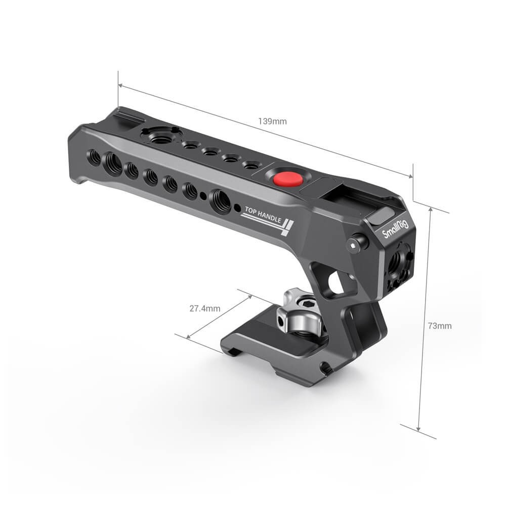 SMALLRIG NATO TOP HANDLE WITH RECORD STARTSTOP REMOTE TRIGGER FOR SONY MIRRORLESS CAMERAS HTN2670 NRUH1