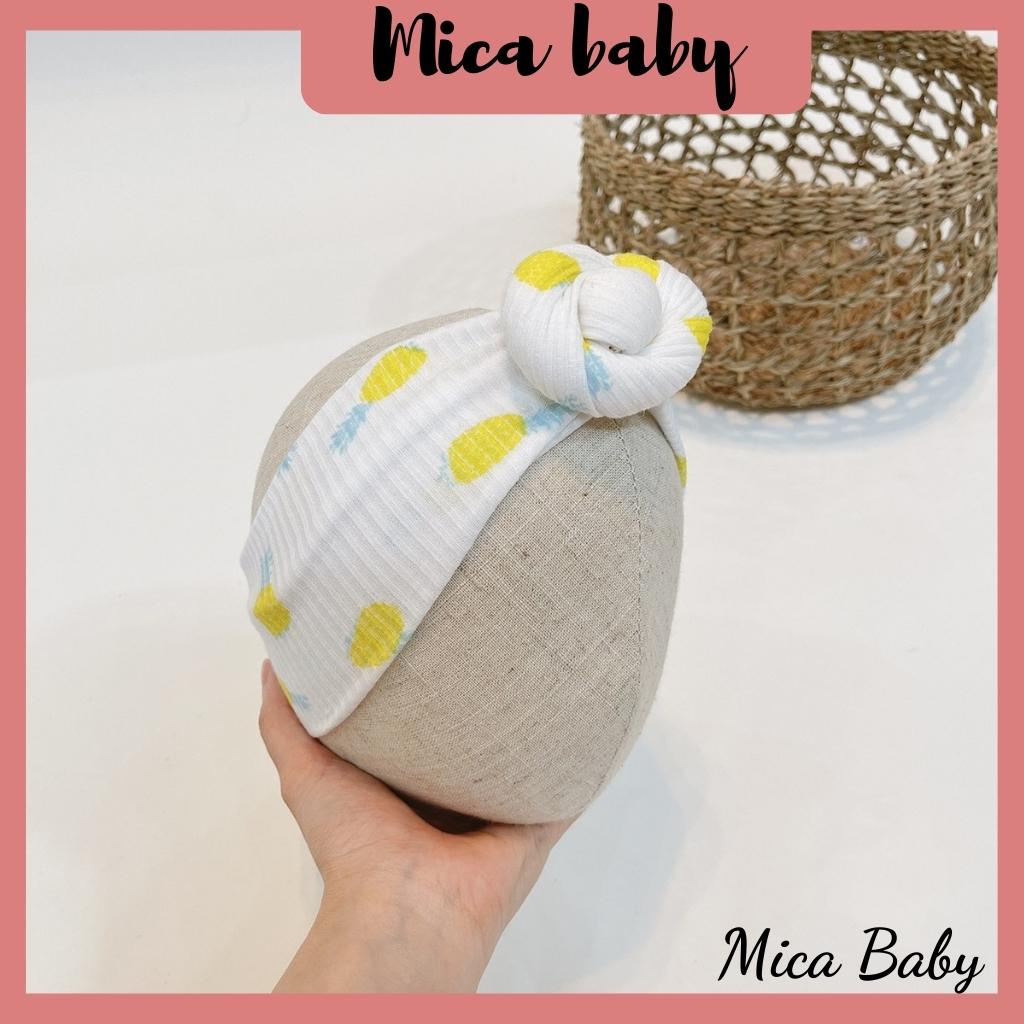 Băng đô mềm mại thoáng khí bản xoắn ốc dễ thương cho bé Mica baby BD05