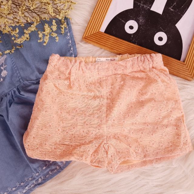 [Outlet sale] Quần short ren Zr bé gái