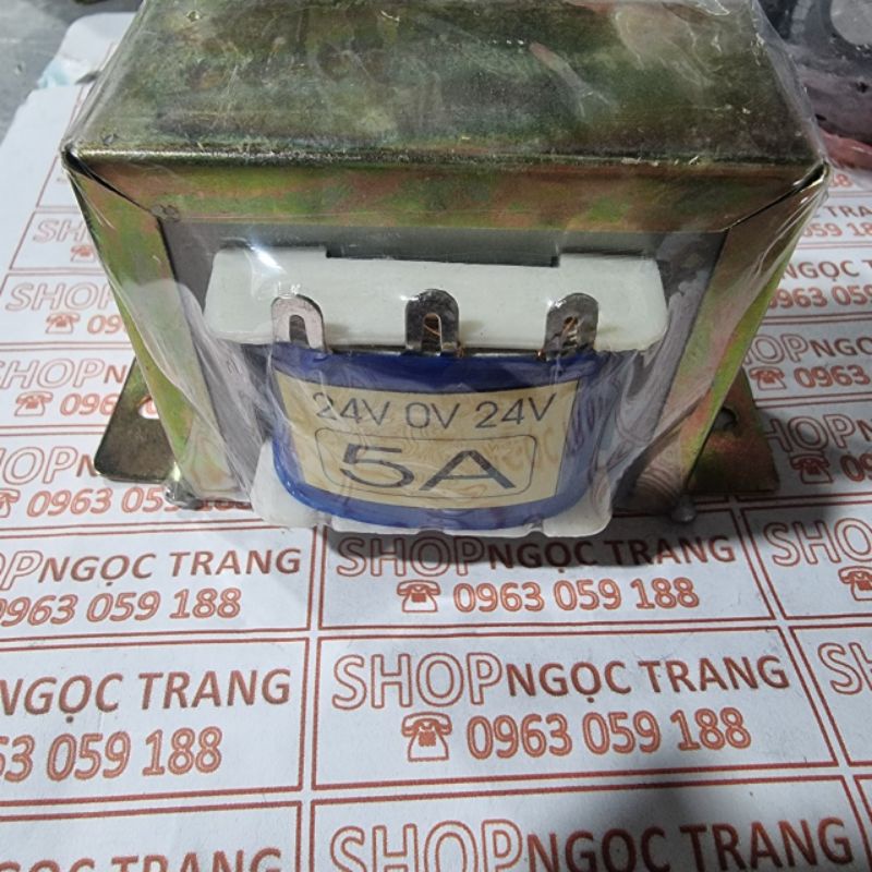 Biến Áp 5A Đối Xứng 24V -0V -24V