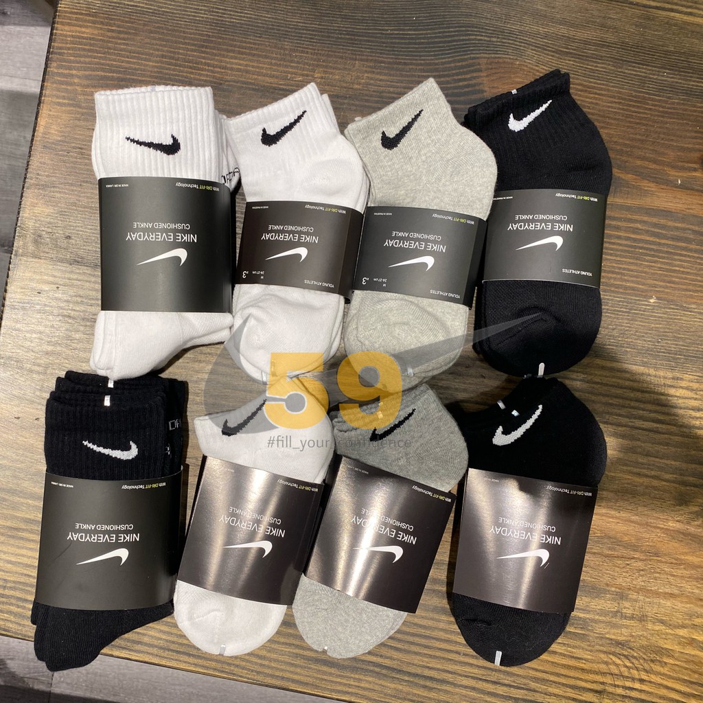 Tất / vớ Nike Chính Hãng Cổ Trung  - Swoosh59