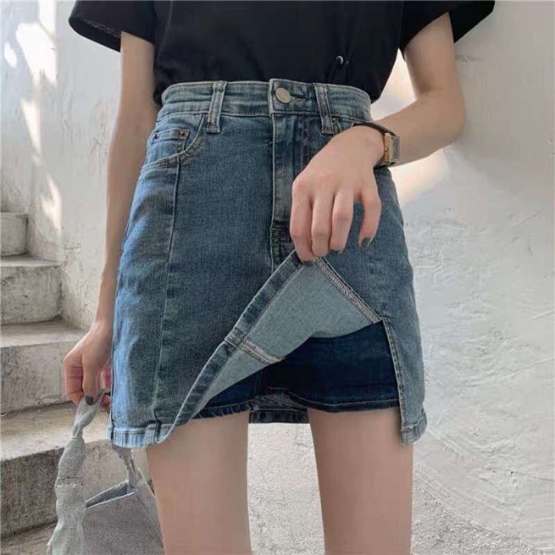 [HOT] Chân Váy Jeans Dáng Chữ A Siêu Xinh (Có sẵn) | BigBuy360 - bigbuy360.vn