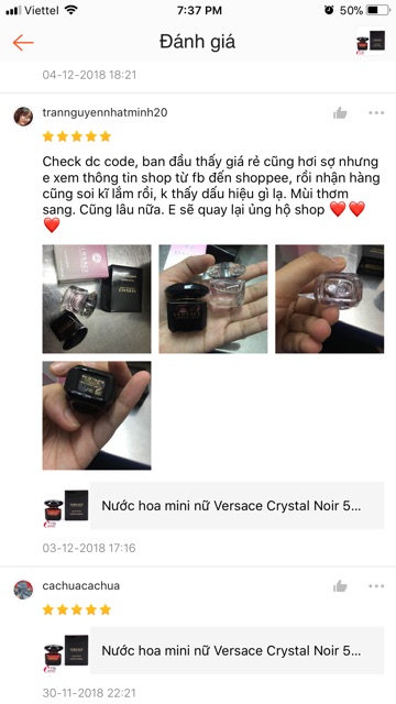 [Bill US]Nước Hoa Mini Nữ Chính Hãng Versace Crystal Noir 5ml EDT- SANG TRỌNG QUYẾN RỦ | WebRaoVat - webraovat.net.vn