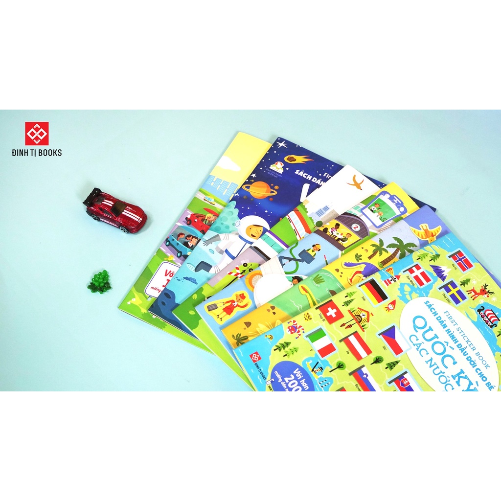 Sách - First Sticker Book - Sách dán hình đầu đời cho bé - Bộ 6 cuốn (lẻ tùy chọn)