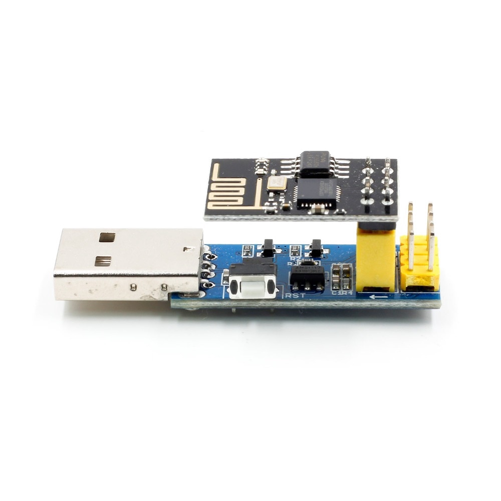 ESP8266 ESP-01/ESP-01S WIFI Module Adapter Download Debug Link DIY Kit for Arduino IDE USB with ESP8266 ESP-01s