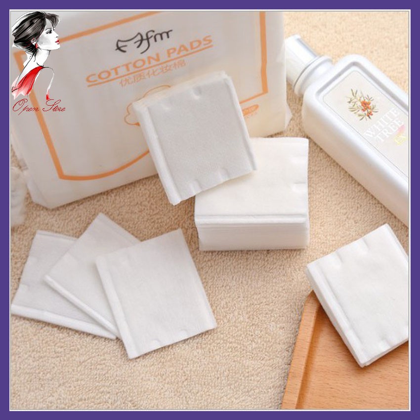 Open Store - Bông Tẩy Trang Cotton Bud 222 Miếng, 3 Lớp, mềm Mại, Dễ Dành Vệ Sinh, Làm Sạch Sâu, An Toàn Lành Tính