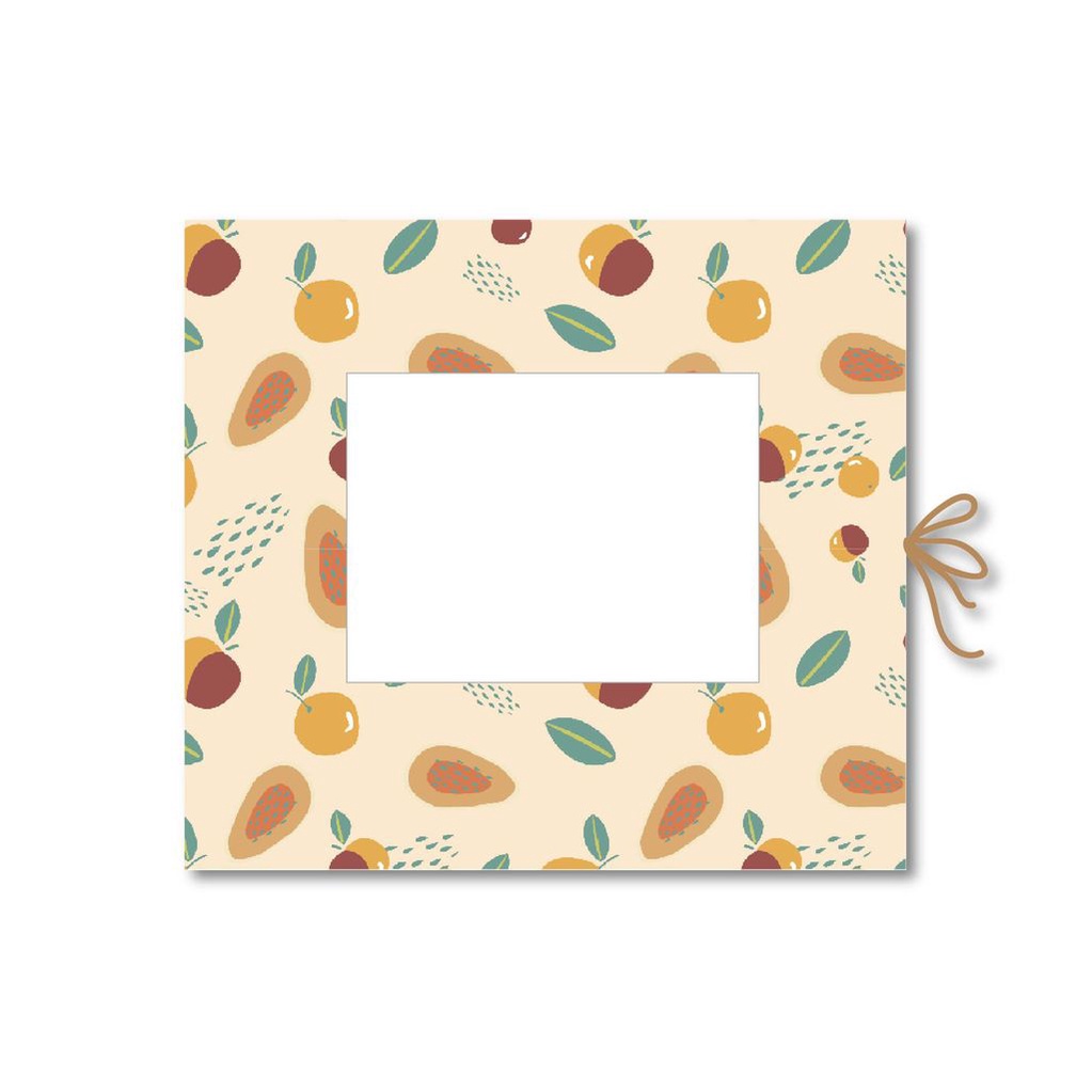 Crabit Memory Journal - Sổ dán ảnh Scrapbook ruột Dot &amp; Trơn Crabit - Apricot