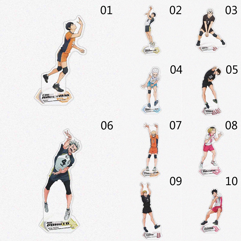 Mô Hình Nhân Vật Anime Haikyuu Bằng Acrylic Đứng Để Bàn Trang Trí