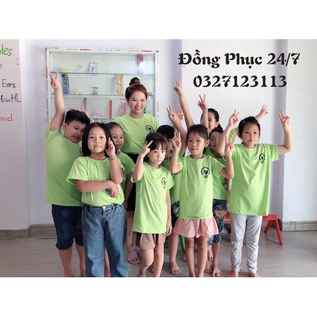 [Đồng Phục Sỉ Lẻ] Đồng Phục Thun Mẫu Giáo - Học Sinh - Đồng Phục Theo Yêu Cầu [ FREE Thiết Kế]