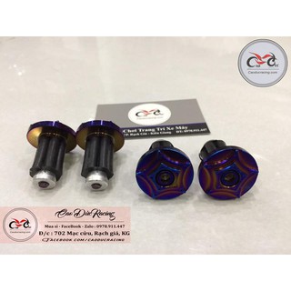 Sỉ Gù Titan CNC kiểu sao - gù tay lái kiểu dẹp titan