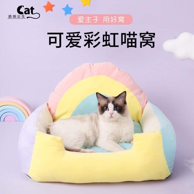 Ổ nệm êm ái, sang xịn mịn cho chó mèo 5kg - 15kg