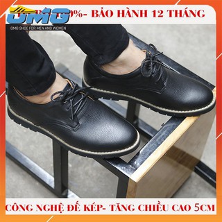 Giày tây nam tăng chiều cao 5cm- da bò 100%, đế cao su đúc - mã gc-01.
