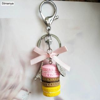 Móc khoá hình bánh macaron dễ thương