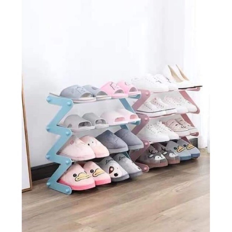 Kệ để giày chữ Z zích zắc đa năng gấp gọn