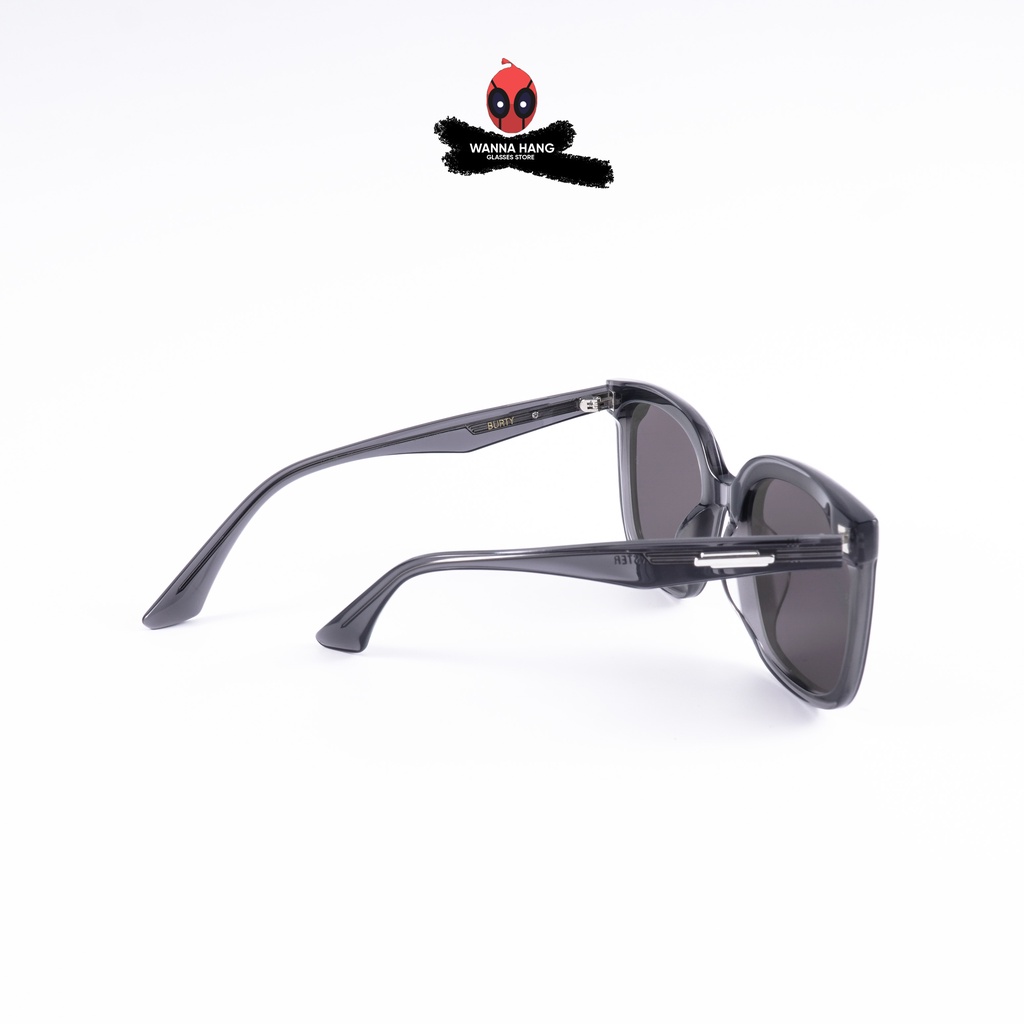 Kính râm nam nữ BURTY đẹp mắt vuông thời trang Hàn Quốc chống tia UV chống chói Wanna Hang WHGM140
