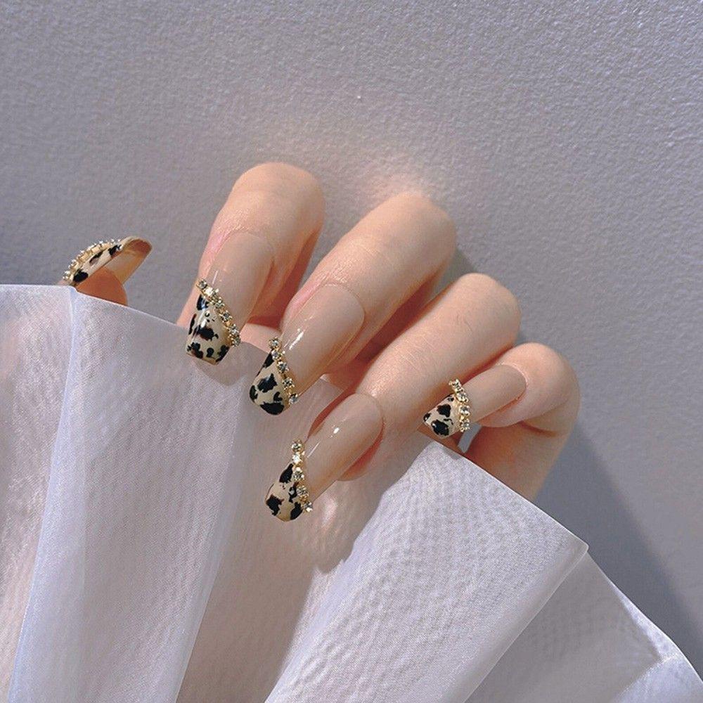 QQMALL Phụ Kiện Dây Xích Đính Trang Trí Móng Tay DIY