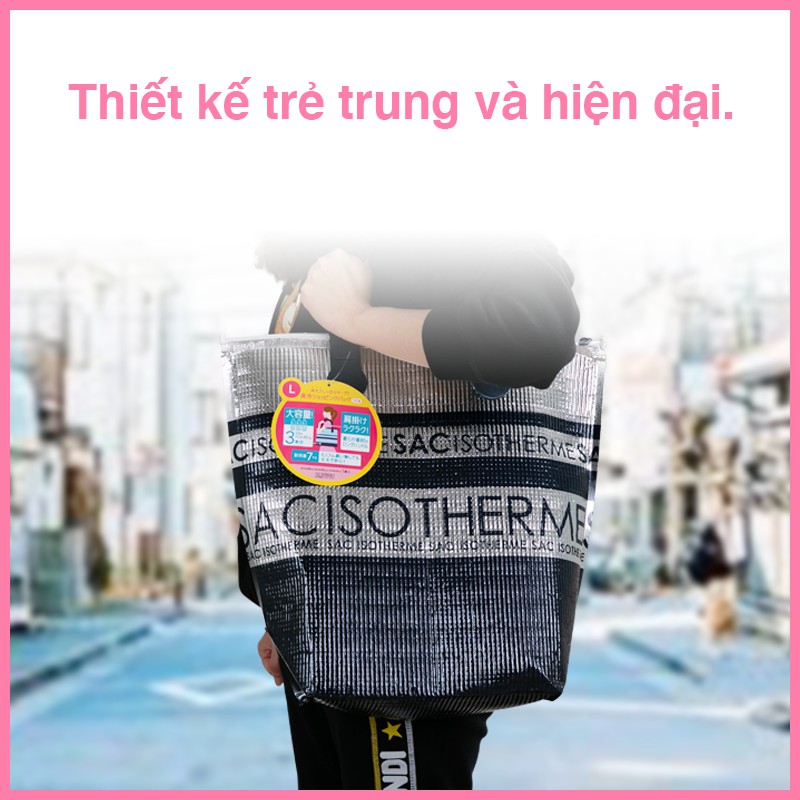 [MyJae x Toyal] Túi giữ nhiệt nóng lạnh Nhật Bản đựng hộp cơm văn phòng thực phẩm có quai xách tiện lợi