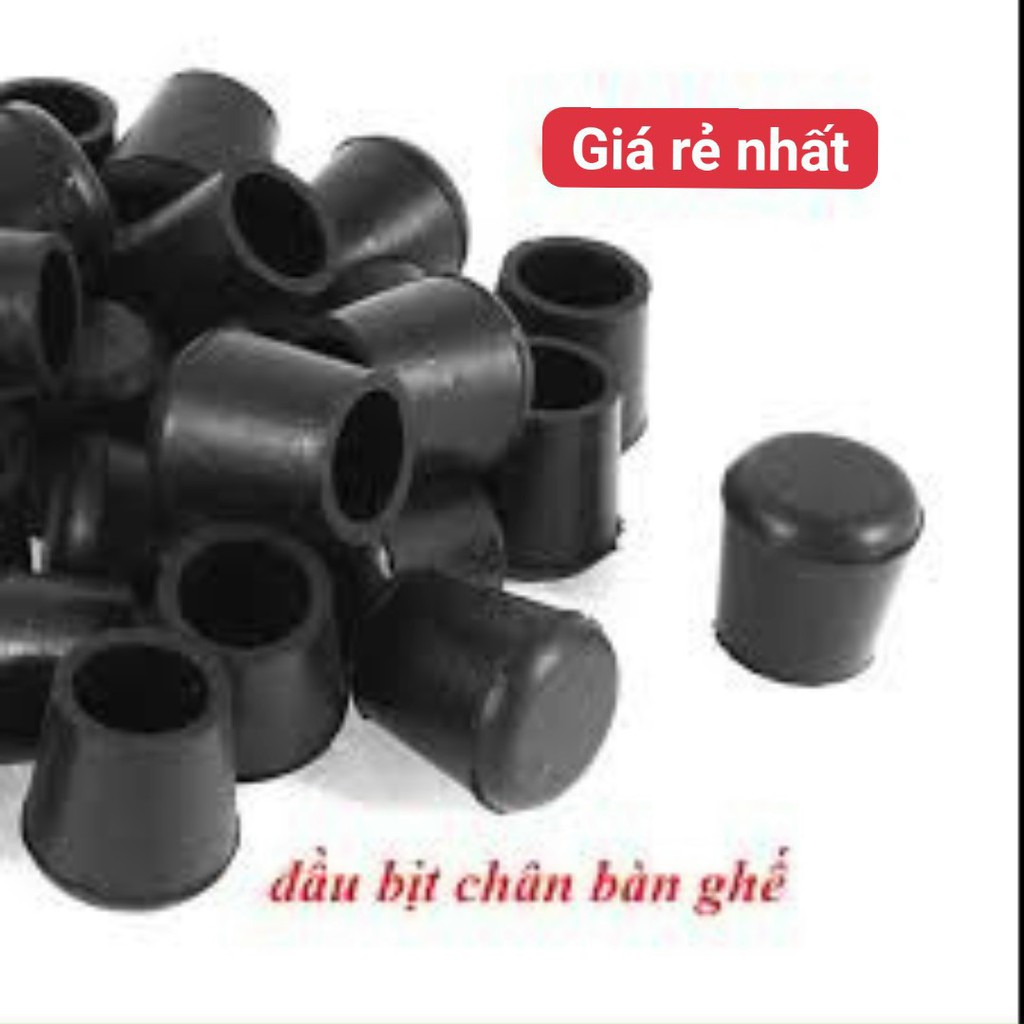 Bộ 10 chụp ngoài, chân đế cao su, nút bịt chân bàn, ghế 15*15-20*20-30*30-40*40-50*50-20*40-25*50-30*60
