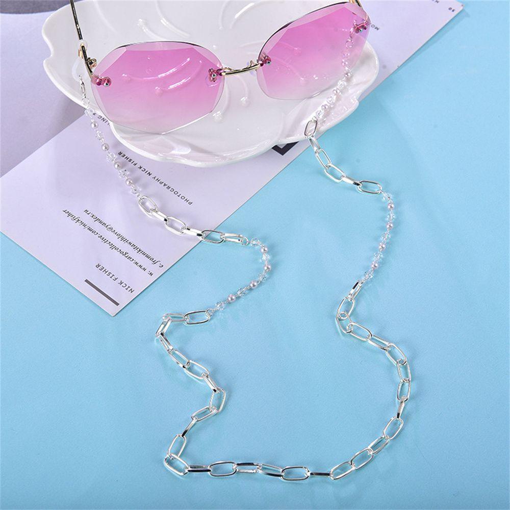 MOILYVN Dây Xích Kim Loại Đeo Kính Mát Thời Trang Cho Nữ