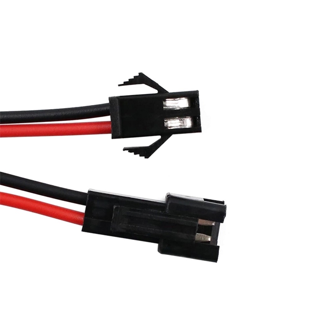 Cặp Dây Nối Pin Jack Càng Cua SM2.54 - 2P 10cm, Jack Kết Nối SM 2P Dây To