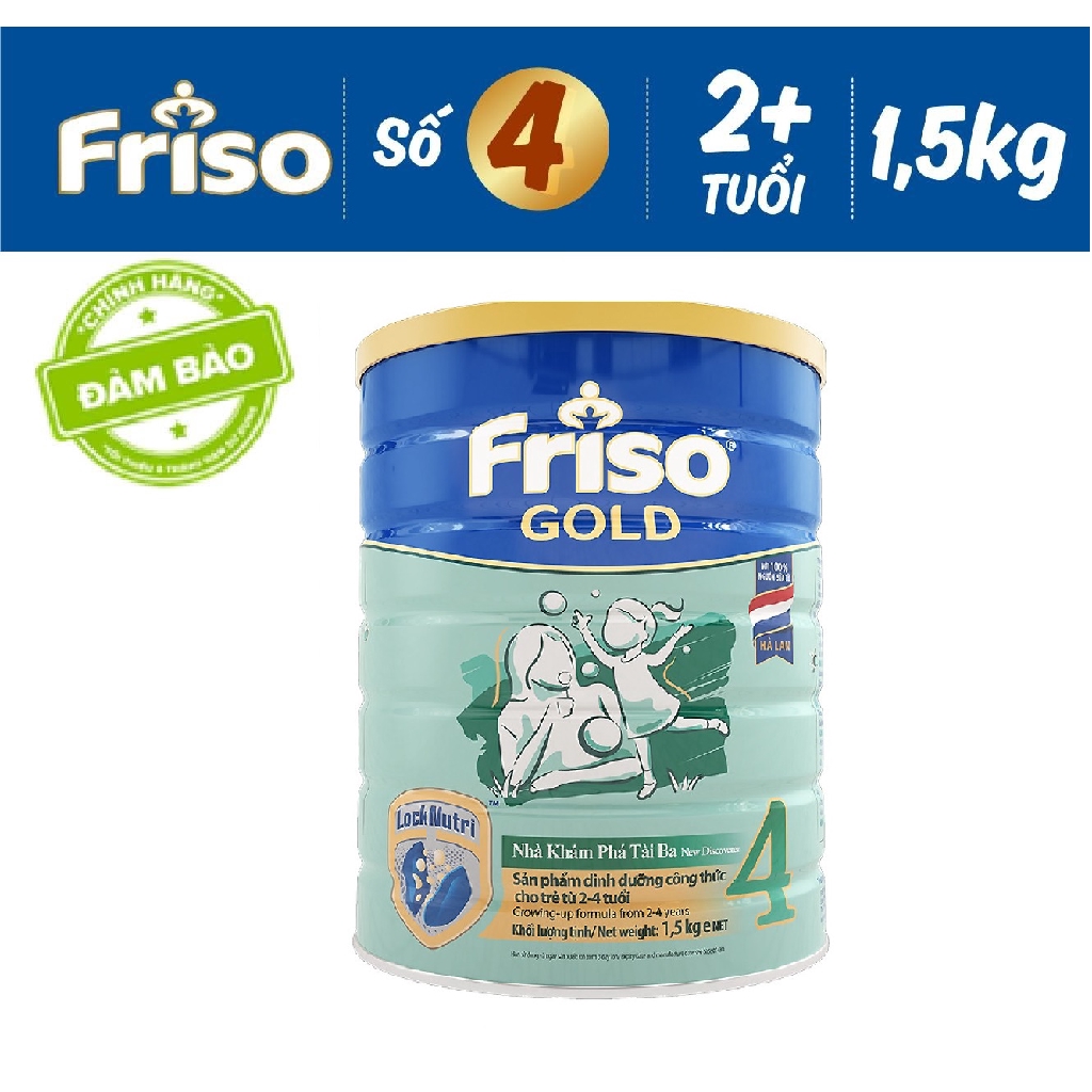 [CÓ QUÀ] Sữa Friso Gold 4 1,5kg Date t10/2022