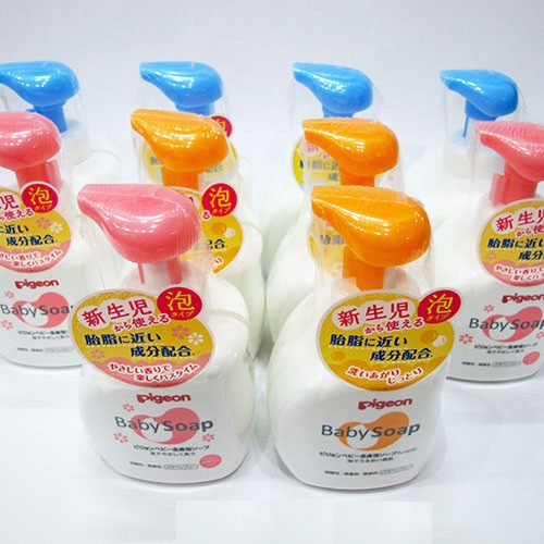 Sữa Tắm Gội PIGEON Baby Soap Nhật Bản | Sữa Tắm Pigeon Cho Bé - 500ml