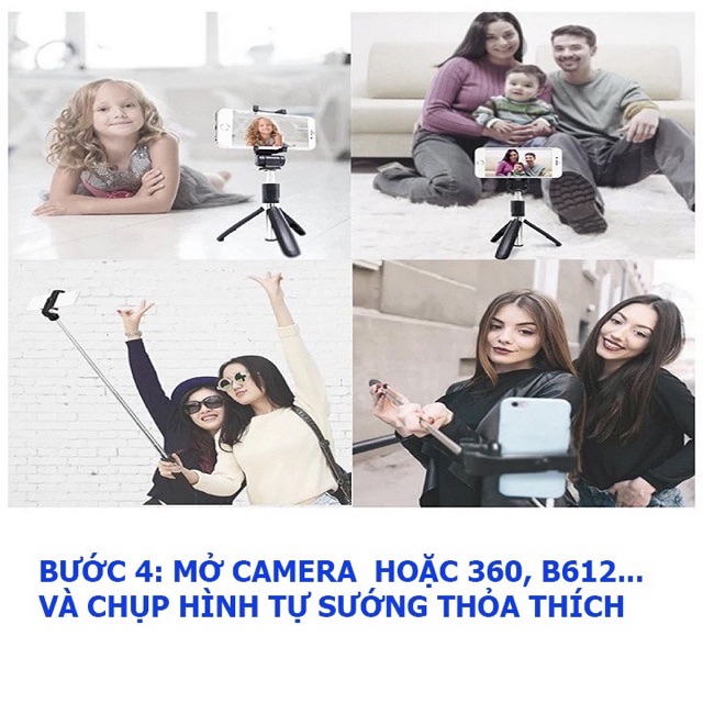 ✅Gậy tự sướng Bluetooth Selfie stick tripod L01 cao cấp chính hãng AKUS