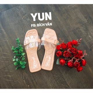 Oder dép quai trong suốt có ảnh thật